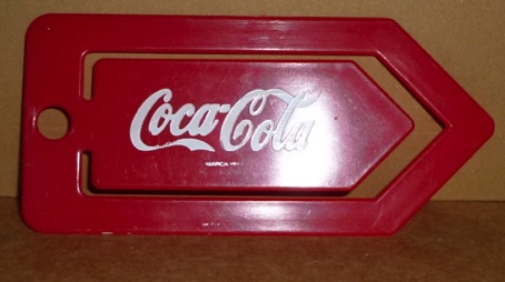 5718-1 € 1,00 coca cola papierklem plastic